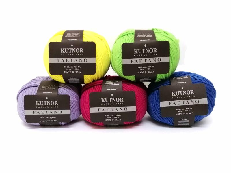 Поступление итальянской пряжи Faetano и Dolomiti Поступление итальянской пряжи Faetano и Dolomiti