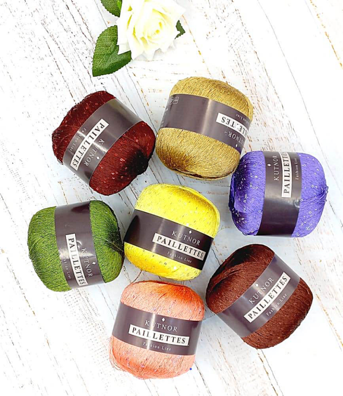 Поступление пряжи Paillettes Поступление пряжи Paillettes