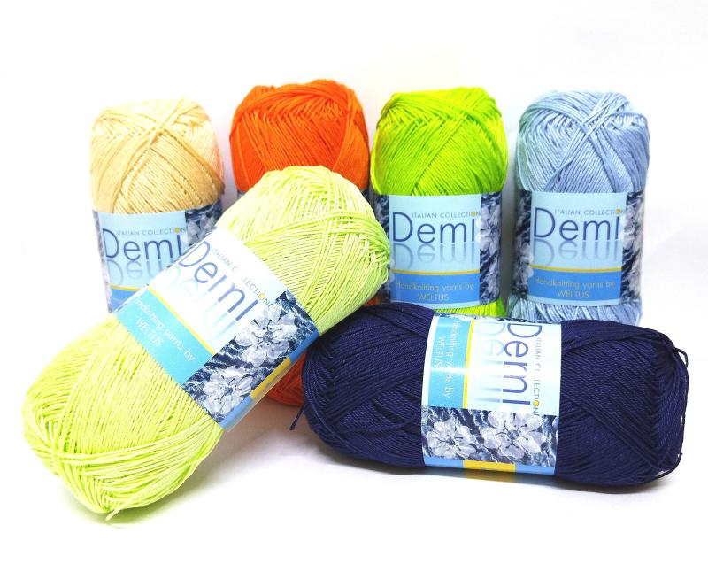 Появились новые цвета пряжи Demi в мотках Появились новые цвета пряжи Demi в мотках
