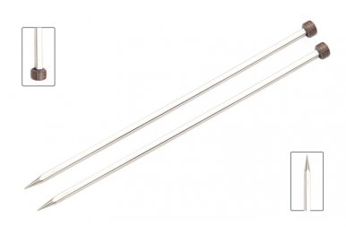 Спицы прямые "Nova cubics" 35см, KnitPro