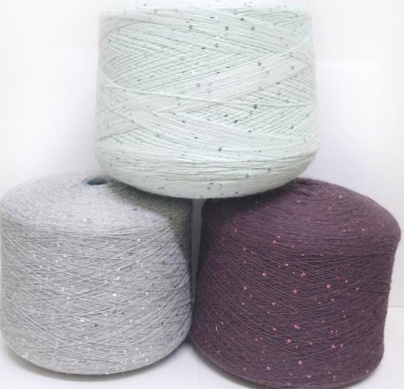 НОВИНКА!!! Пух норки с пайетками в бобинах!  НОВИНКА!!! Пух норки с пайетками в бобинах!