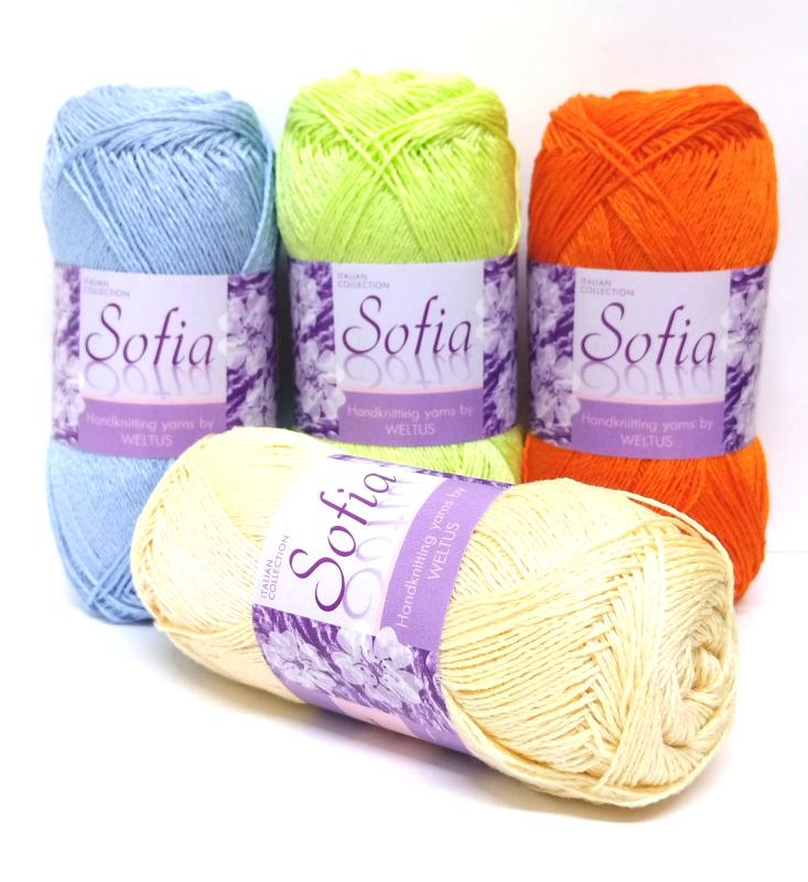 Новые цвета пряжи София  в мотках Новые цвета пряжи София  в мотках