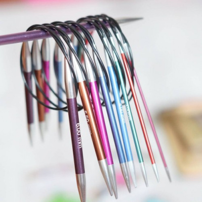 Спицы круговые "Zing" 120см, KnitPro, цветные