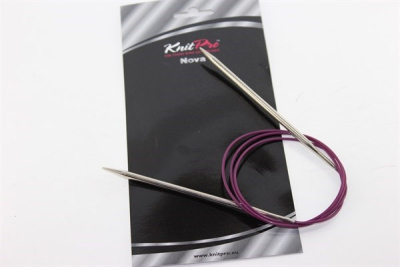 Спицы круговые "Nova Metal" 100см, KnitPro